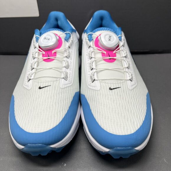 NIKE AIR ZOOM INFINITY TOUR NEXT% BOA WHITE BLUE PINK DJ5590-100 Men Size 8 NEW - Picture 3 of 13